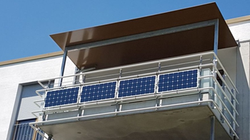 Generación distribuida fotovoltaica  con almacenamiento térmico en balcones