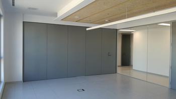 Tabiques interiores electrodinámicos pasivos para control de aire